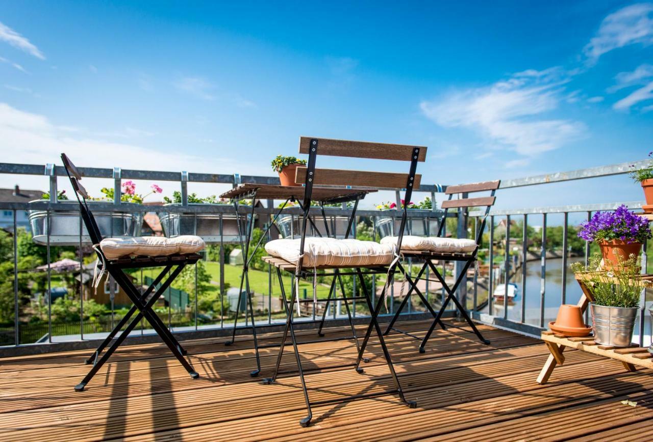 Deichkroenchen Ferienwohnung Altes Land Hamburg ヨルク エクステリア 写真